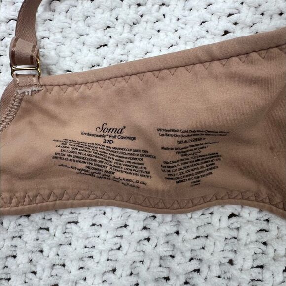 Soma EMBRACEABLE Perfect Coverage Bra size 32D - Picture 5 of 5